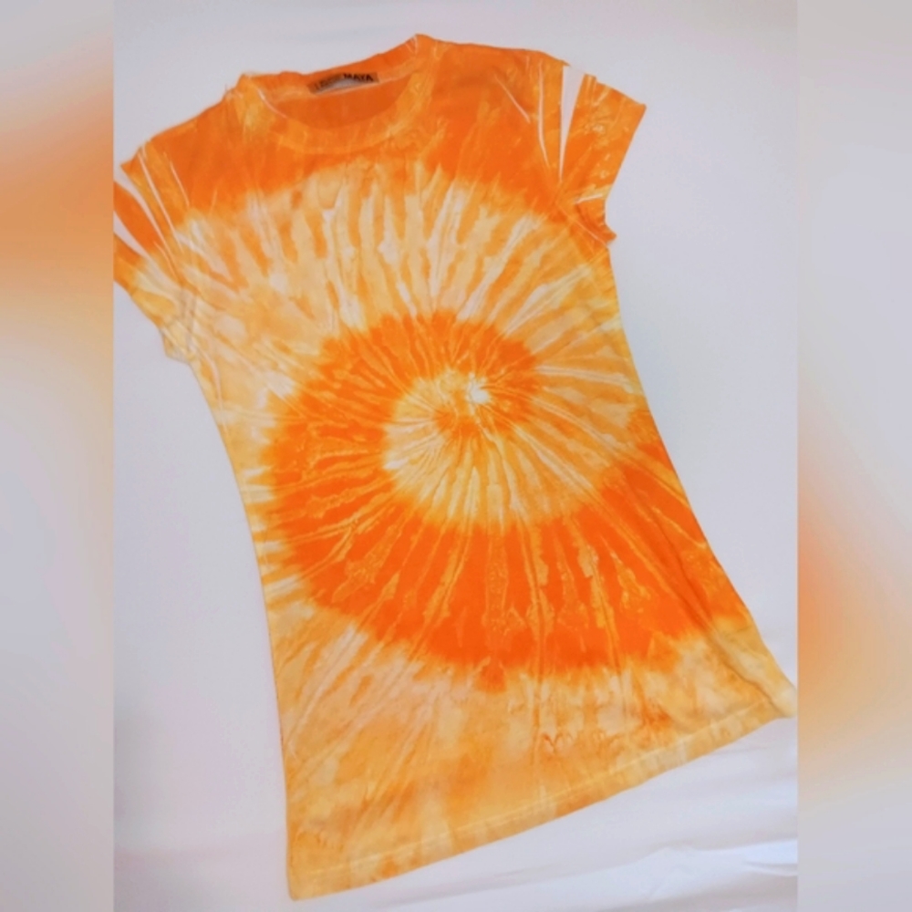 Maya Tie Dye Tee Shirt Girls L